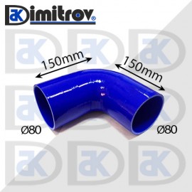 Маркуч коляно Ø 80 - 150 х 150 мм